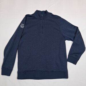 Under Armour Storm Gear 1/4 Zip Golf Pullover Mens XL Blue Terra Lago Golf Club